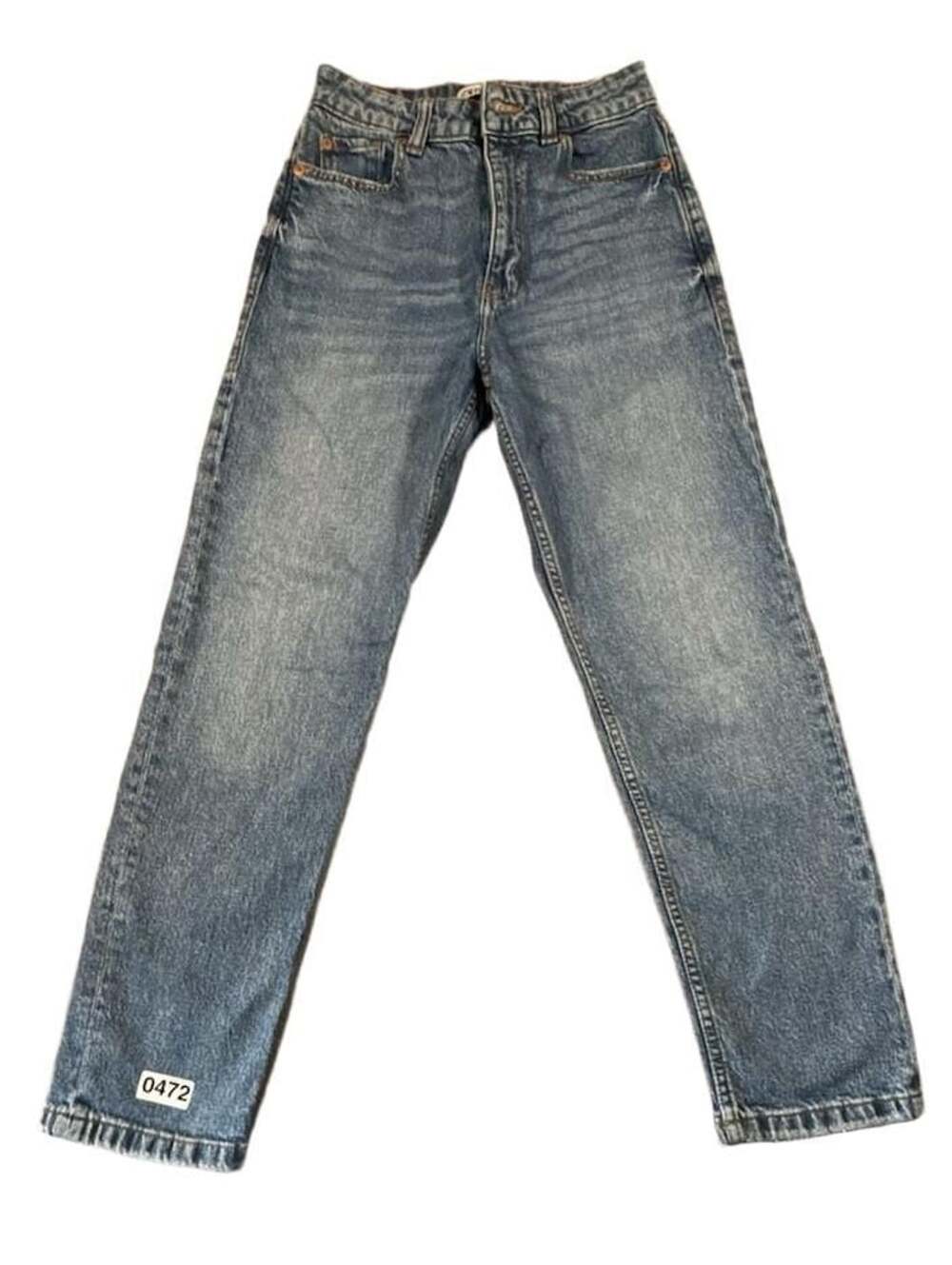 Zara High Waist Blue Denim Jeans EUR 34 USA 2